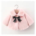 (Pink, 6-12Months) Baby Kids Girl Fur Coat outwear Winter Warm Jacket