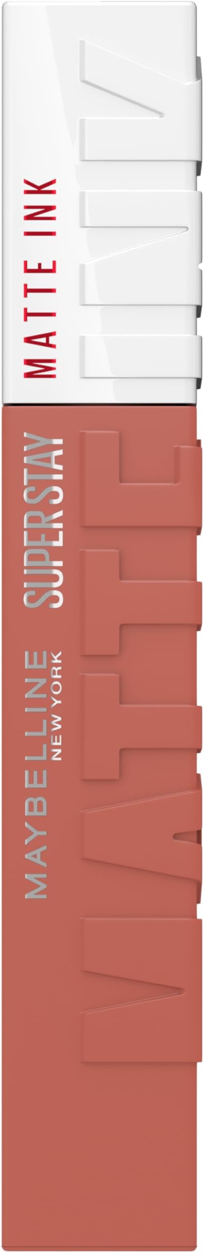 Maybelline Lipstick, Superstay Velvety Matte Ink Liquid Lipstick, Up to 16H Non Transferable, Vibrant Longlasting Finish, Non Drying, Shade: 65 Seductress, 5ml