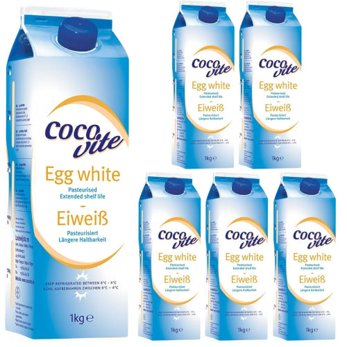 (6) Liquid Egg Whites 1Kg High Quality Protein Source