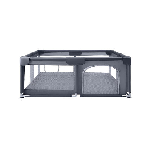 (Grey 180x150cm) Baby Playpen with Mesh Walls Ocean Balls