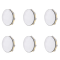6X Tambourine for Adults 10 Inch Hand Held Drum Bell Metal Jingles Percussion Gift Musical Educational Instrument