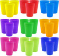 27Pcs Reusable Plastic Cups 260ml Small Plastic Drinking Cups Tumblers Set for Children Kids, Kitchen, Outdoor Parties, Picnics, BBQ’s, Travels(9 Colors)