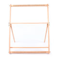 Weaving Loom Frame,Wooden Weaving Machine W/ 3 Adjustable Gears