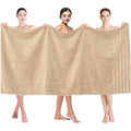 (Latte) Extra Large Super Jumbo Bath Sheet Towel 100% Egyptian Cotton Bath Sheets