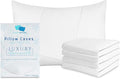 Derila Ergo Cooling Pillowcase, Size 56x36 cm, Bed Pillow Case with Zipped Closure, Blue (pillow not included)