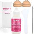 Wig Adhesive Glue, Invisible Waterproof MIILYE Hair Replacement Bonding Glue, Light Hold for Lace Front Wig And Poly Hairpieces, Toupee, Cosmetic Hair Systems