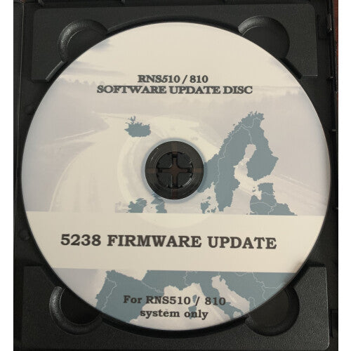 RNS 510 FIRMWARE 5238  with Video in Motion & Test mode Enabled CD