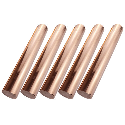 5Pcs Copper Rod - Round Rods of Pure Metals Ã˜ 8 x