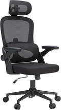 SIHOO M102C Ergonomic Mesh Office Chair, High Back desk chair with 3D Armrests, Up&Down Lumbar Support, Swivel Computer Task Chair, Black