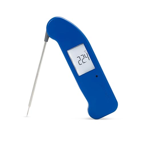 Thermapen ONE Digital Meat Thermometer — Instant 1 Second Readings, IP67 Waterproof Food Thermometer for Meat/Baking/BBQ/Sugar/Oil, Accurate Thermometer with Calibration Certificate