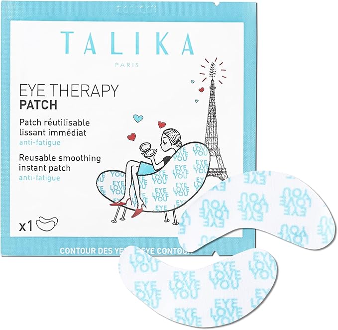 Talika Eye Therapy Patch - Instant Smoothing Under Eye Patches - For Dark Circles Puffiness & Tired Eyes - Reusable Under Eye Patch Skincare Eye Treatment