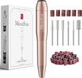 MelodySusie PC120I Nail Drill 20000RPM E File for Beginners, Compact Electric Nail Files Portable Nail Drill Machine Manicure Pedicure Set for Acrylics Nails and Gel Nails , Gold