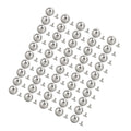 50 Sets 15mm Iron Ball Rivets & Studs for Leatherwork, Shoes & Handbags