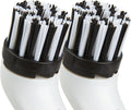 SonicScrubber - Replaceable Electric Scrubbing Brush Head - Household System Medium Brush - Pack of 2 - Medium Strength Bristles - Ideal for Cleaning Appliances, Grout & Mould