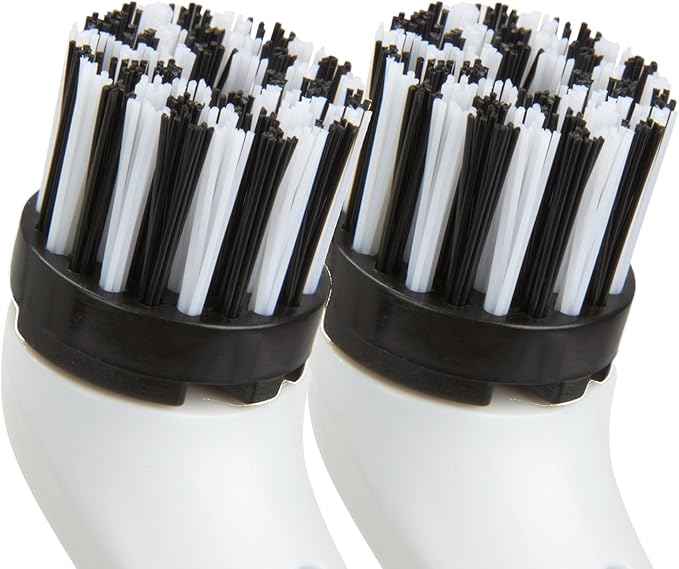 SonicScrubber - Replaceable Electric Scrubbing Brush Head - Household System Medium Brush - Pack of 2 - Medium Strength Bristles - Ideal for Cleaning Appliances, Grout & Mould