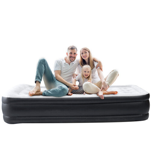 (Single) Inflatable Air Bed Mattress Built Pump Camping