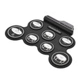 (Standard, 1) Compact Size Usb Roll Up Silicon Drum Set Digital Electronic Kit With Drumsticks Foot Pedals 7 Padsfor Beginners Electronic Drum Kits
