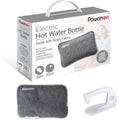 Rechargeable Electric Hot Water Bottle - Grey - 2068
