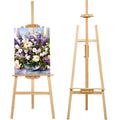 (69Inch/175CM) Easel Stand Wooden Artist Easel Stand Drawing Easel Portable Easel for Painting Wedding Display Exhibition