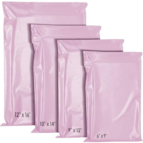60 Mixed Mailing Postal Self-Seal Closure Plastic Bags - Postal, Packaging, Shipping Bags - Tempered Proof, Secure Medium Postage Bags - Mixed Sizes