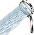 Cobbe High Pressure 6 Spray Modes Shower Head, Featuring Independent Waterway Design – A Universal Powerful Handheld Showerhead Ideal for Low Water Pressure (Chrome/Black)