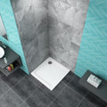 (900x900mm) 30mm Slimline Tray Square/Rectangle + Waste Trap
