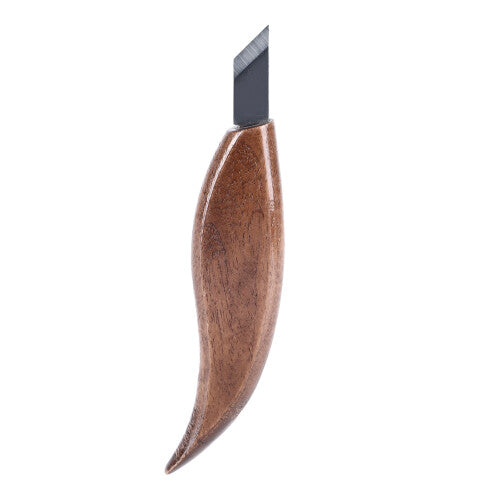Ergonomic Whittling Knife: Steel Blade & Walnut Handle