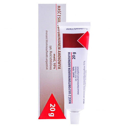 Ichthyol ointment 20 g, Masc ichtiolowa wypryski czyraki trÄ…dzik Hasco