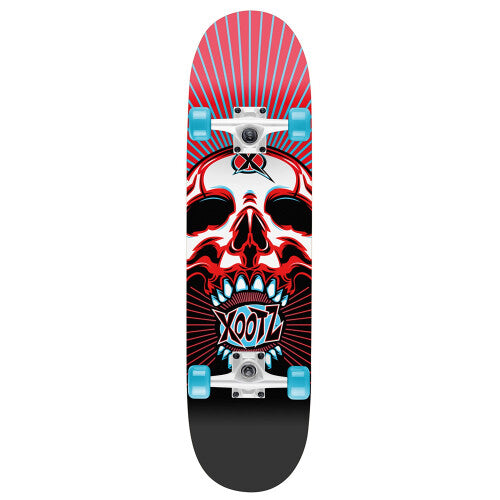 Xootz Double Kick 31" Skateboard Skull