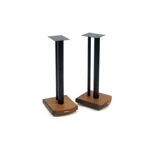 Atacama Moseco 6 Speaker Stands Dark Bamboo-Satin Black Pole
