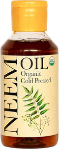 Daana Organic Neem Oil for SKIN and HAIR: Extra Virgin, Cold Pressed (120 ml)