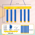 (Blue) Challenge Reflex Kids Falling Sticks Game Toy Hand Eye Coordination Training Prop