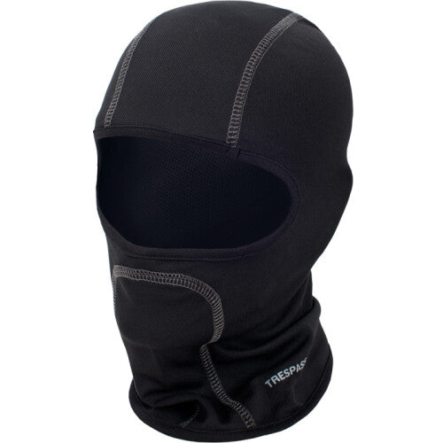 Trespass Adult Quick Dry Balaclava Moulder - Unisex, Lightweight, Contrast Stitching, Trespass Print