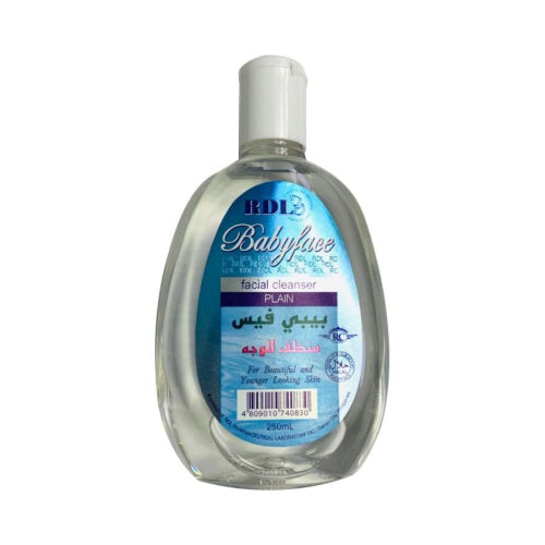 RDL Baby Face Plain Facial Cleanser 250ml - Mild and Gentle Cleansing Solution for Delicate Skin - Fragrance-Free Formula for Baby Softness