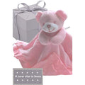 'A new star is born' new baby gifts comfort blanket in box | baby girl gift pink for mum | baby comforters| plush teddy security blanket| baby soft