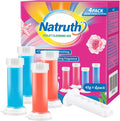NATRUTH Toilet Cleaner Gel Toilet Stamp Gel Flower and Ocean Fragrance 36 Doses, Keep Clean and Long-lasting Fragrance For Toilet BowlsToilet Basins and Sinks (Flower and Ocean)
