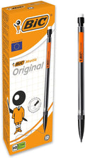 Bic Matic Original Mechanical Pencils, Pack of 12, Perfect for School and Office Use, 0.7 mm Black (HB), Includes 3 HB Lead Refills and Eraser