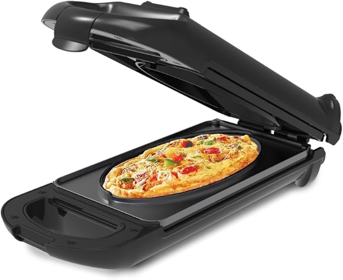 5 Minute CleverChef - 700W - Non-Stick Multicooker - Great for Steaks, Omelettes, Toasties, Pizzas & Dessert Maker - Free Drew&Cole Recipe App - Quick Meals - Cool-Touch Handle & Auto Temp Sensor