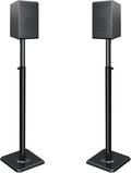 Mounting Dream Speaker Stands Height-Adjustable for Satellites up to 5 kg, Set of 2 Floor Stands