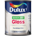 Dulux Quick Dry Gloss Pure Brilliant White 750ml