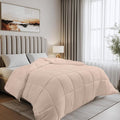 Utopia Bedding Duvet Single,10.5 Tog coverless Duvet with Corner Tabs, Box Stitched Quilt (Single, Beige)