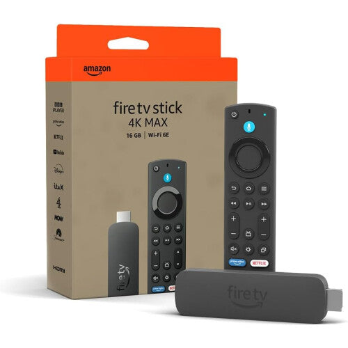 Amazon Fire TV Stick 4K Max (2nd Gen) , supports Wi-Fi 6E, Ambient Experience
