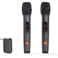 JBL Original Pro Sound Wireless Bluetooth Microphone Set & Receiver (2 Mics) - Plug into Any Speaker, Crystal Clear Voice