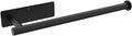 Ibergrif M34055B Kitchen Roll Holder Under Cabinet, Paper Towel Holder, Self Adhesive Kitchen Towel Rack Wall-Mounted for Bathroom, Black