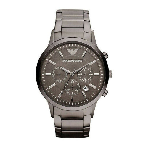 Emporio Armani AR2454 Mens Renato Watch Stainless Steel - Black