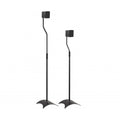 King Black KG3 Adjustable Speaker Stands â€“ Pair, Slim Floor Stands, 80â€“107cm, 5kg/Each, Concealed Cables