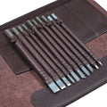 10pcs Tungsten Steel Carving Tools Stone Wood Carbide Carbide Section Carving Tool Set Kit
