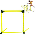 Adjustable Hurdles with Scale - Detachable Agility Training Equipment for Track, Soccer, Football, Indoor, Outdoor Use