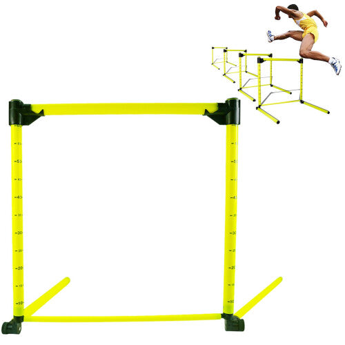 Adjustable Hurdles with Scale - Detachable Agility Training Equipment for Track, Soccer, Football, Indoor, Outdoor Use