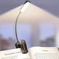 Glocusent 20 LED Reading Light, Book Light 5 Eye-Protecting Modes Book Lamp - Stepless Dimming, Rechargeable, Long Battery Life, 4-Level Power Indicator, Flexible Clip on Book Light[Energy Class A]